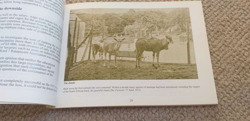 A SCARCE BOOK " A HISTORY OF MITCHELL PARK .....ZOOLOGICAL GARDENS ,DURBAN " SIGNED BY AUTHOR